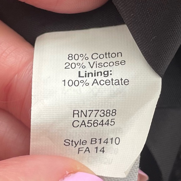 Madewell tweed textured A-line gray black lined ruffle mini skirt, size 0 summer - Picture 2 of 11